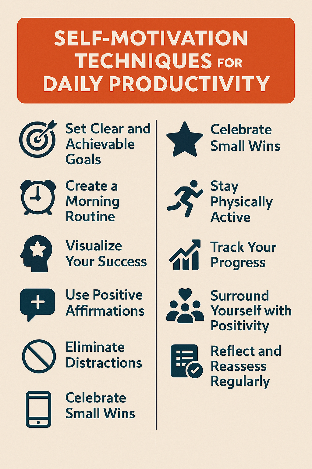 Top 10 Self-Motivation Techniques for Daily Productivity Top 10 Self-Motivation Techniques for Daily Productivity