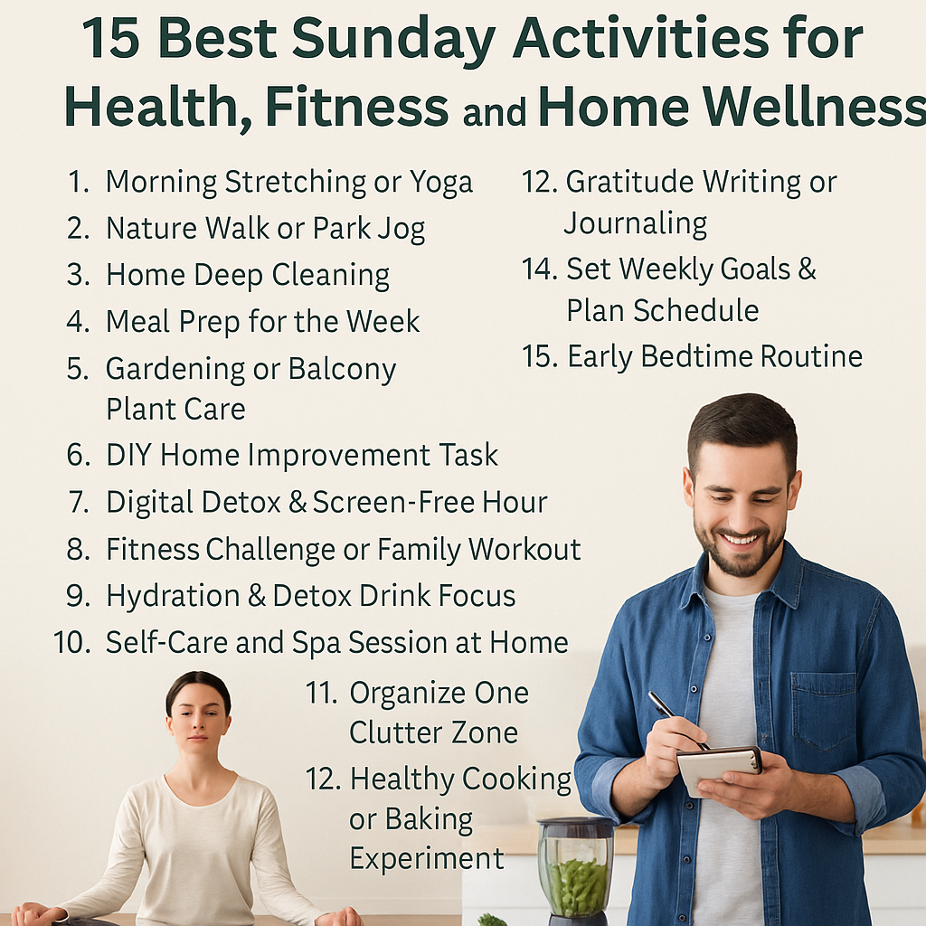 Sunday Wellness Routine: Top 10+ Healthy and Productive Things to Do